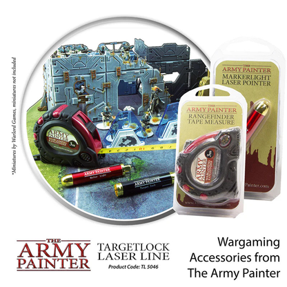 Targetlock Laser Line TL5046 – zestaw akcesoriów The Army Painter: wskaźnik laserowy, taśma miernicza i wskaźnik Markerlight
