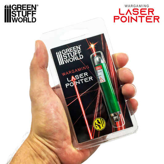 Laser Pointer 1910 Green Stuff World – zielony wskaźnik laserowy w opakowaniu blistrowym widok frontu
