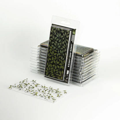 Lords-and-Ladies Laser Plants Gamers Grass - ciemnozielone liście blister z roślinkami arkusz - Gamers Grass