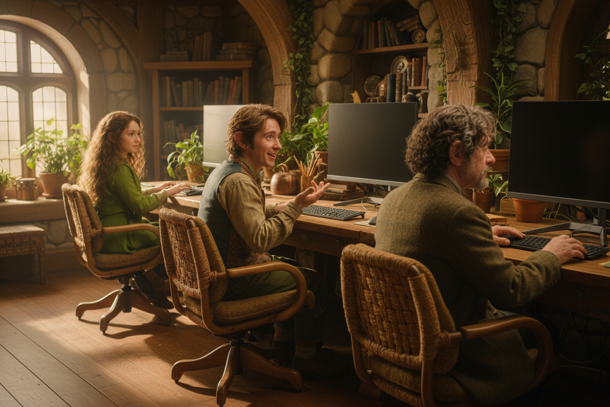 Młodsi hobbici w linii