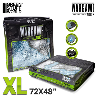 Mata do gry Blizzard Hollows – opakowanie XL 72x48 cale z torbą transportową – Green Stuff World
