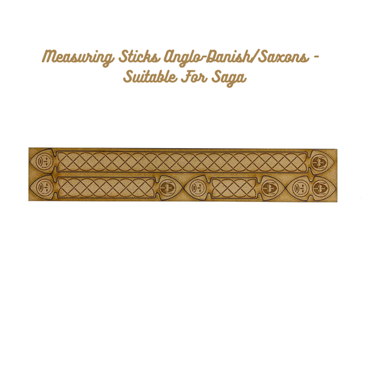 Measuring Sticks Anglo-Danish/Saxons SAG005M3 – miarki MDF 3mm do gry Saga Sarissa Precision – widok z nazwą produktu
