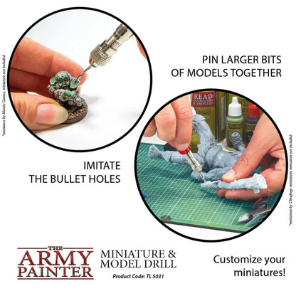The Army Painter Miniature & Model Drill TL5031P – wiercenie otworów w figurce do pinningu i montażu magnesów, customizacja modeli
