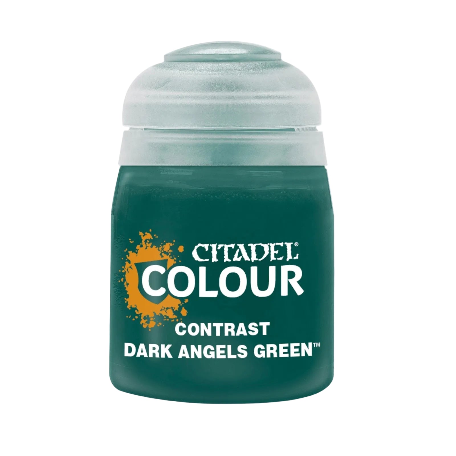 Dark Angels Green 18ml Citadel Contrast - ciemny głęboki zielony farba akrylowa z automatycznym cieniowaniem do figurek Warhammer - Games Workshop
