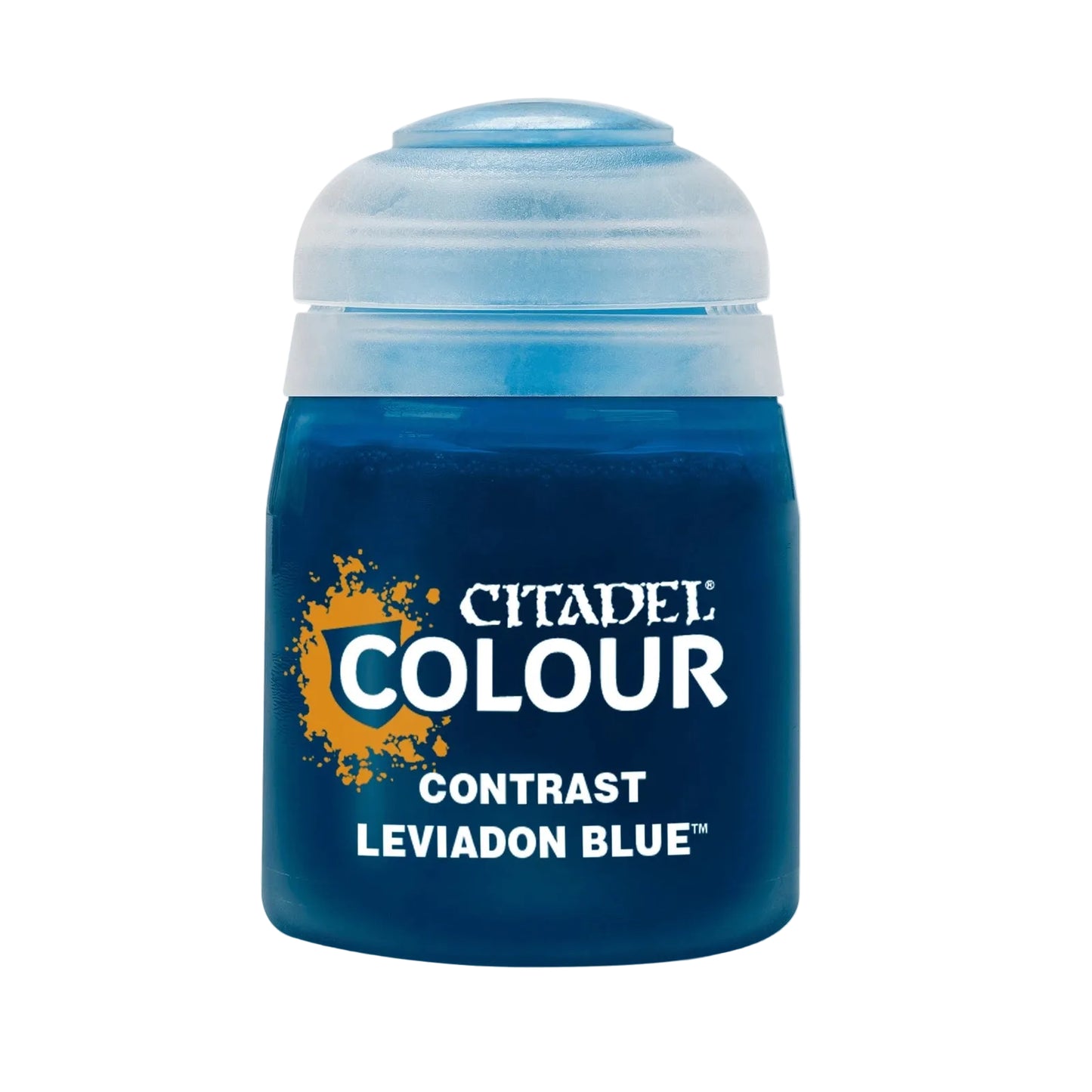 Leviadon Blue 18ml Citadel Contrast - głęboki oceaniczny niebieski farba akrylowa z automatycznym cieniowaniem do figurek Warhammer - Games Workshop
