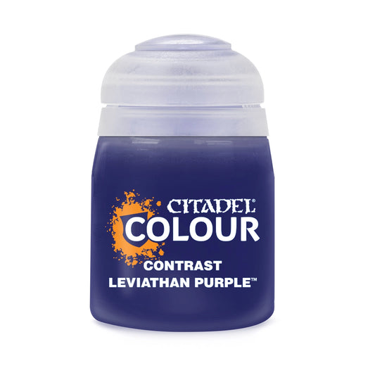 Leviathan Purple 18ml Citadel Contrast - głęboki królewski fiolet farba akrylowa z automatycznym cieniowaniem do figurek Warhammer - Games Workshop
