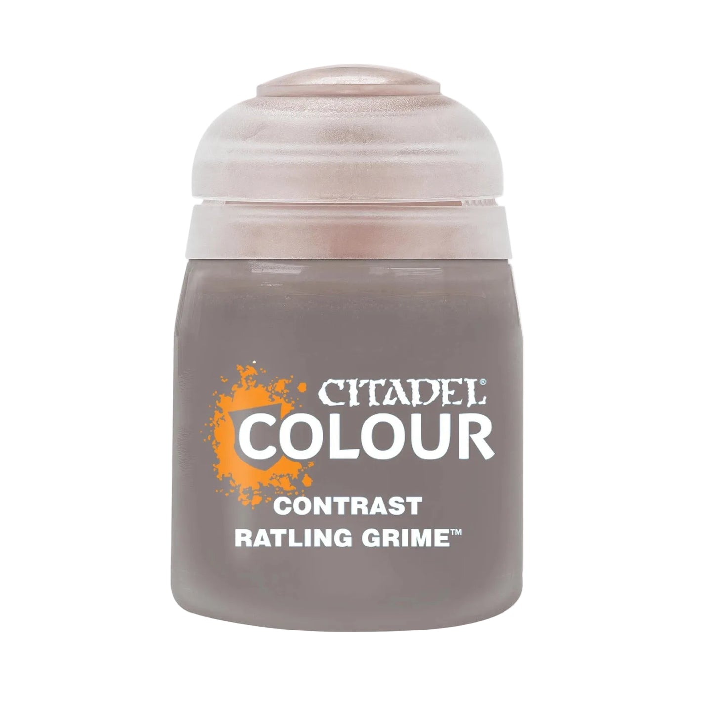 Ratling Grime 18ml Citadel Contrast - brudny ziemisty brąz farba akrylowa z automatycznym cieniowaniem do figurek Warhammer - Games Workshop
