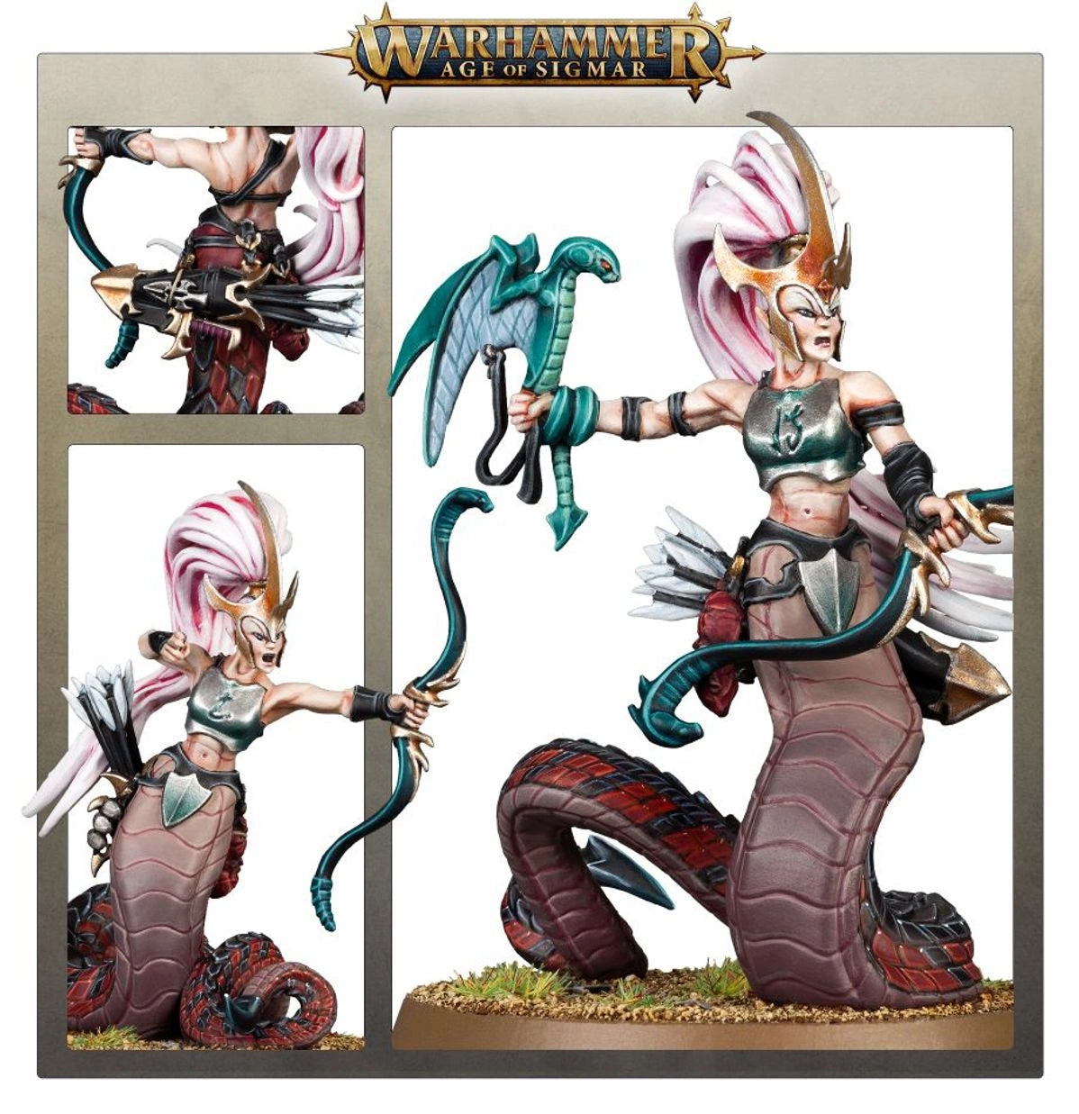 Spearhead: Daughters of Khaine - detale Blood Stalker z wężem