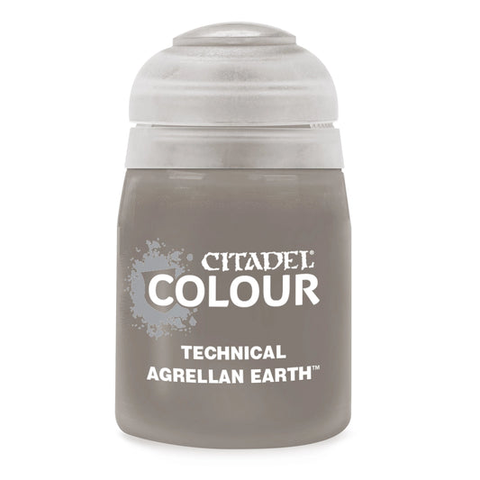 Agrellan Earth 24ml Citadel Technical - brązowa farba akrylowa do efektu spękanej gleby na podstawkach figurek Warhammer - Games Workshop
