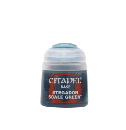 Stegadon Scale Green 12ml Citadel Base - głęboki morski zielony kolor farby akrylowej do figurek Warhammer - Games Workshop
