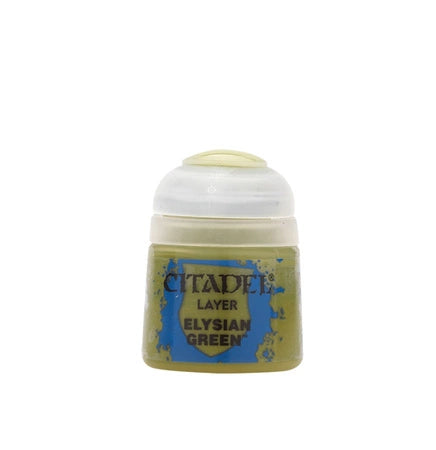 Elysian Green 12ml Citadel Layer - jasna trawiasta zieleń farby akrylowej do figurek Warhammer - Games Workshop
