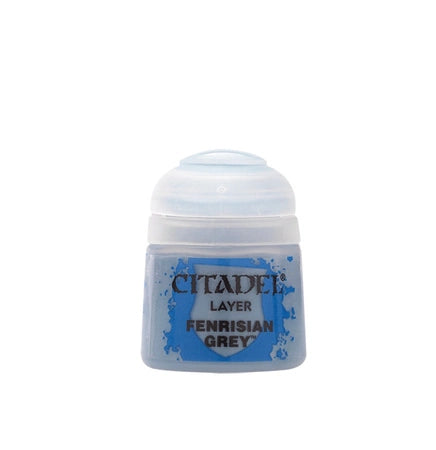Fenrisian Grey 12ml Citadel Layer - jasny niebieskawo-szary farba akrylowa do figurek Warhammer - Games Workshop
