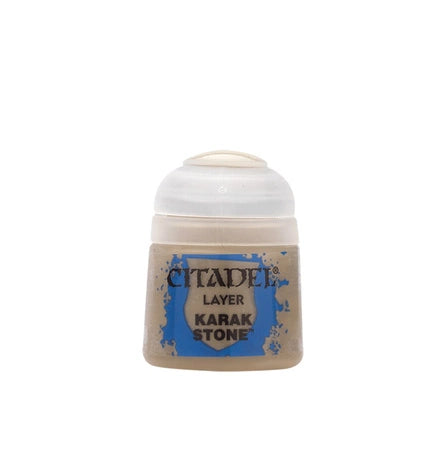 Karak Stone 12ml Citadel Layer - jasny kamienno-beżowy farba akrylowa do figurek Warhammer - Games Workshop
