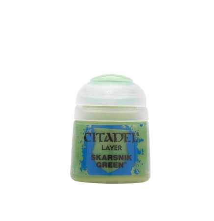 Skarsnik Green 12ml Citadel Layer - świeża trawiasta zieleń farby akrylowej do figurek Warhammer - Games Workshop
