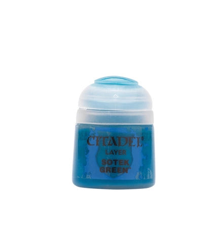 Sotek Green 12ml Citadel Layer - głęboka morska zieleń farby akrylowej do figurek Warhammer - Games Workshop
