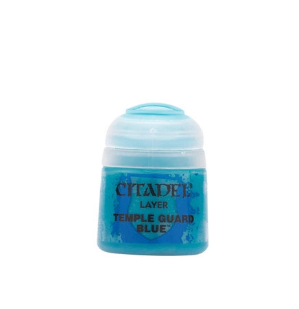 Temple Guard Blue 12ml Citadel Layer - żywa niebiesko-zielona farba akrylowa do figurek Warhammer - Games Workshop
