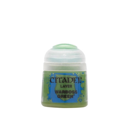 Warboss Green 12ml Citadel Layer - głęboka nasycona zieleń farby akrylowej do figurek Warhammer - Games Workshop
