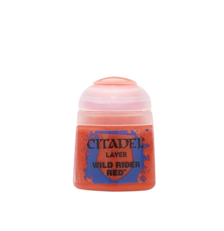 Wild Rider Red 12ml Citadel Layer - intensywny ognisty czerwony farba akrylowa do figurek Warhammer - Games Workshop
