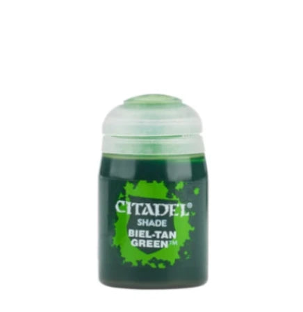 Biel-tan Green 18ml Citadel Shade - jasny zielony odcień farby akrylowej do cieniowania figurek Warhammer - Games Workshop
