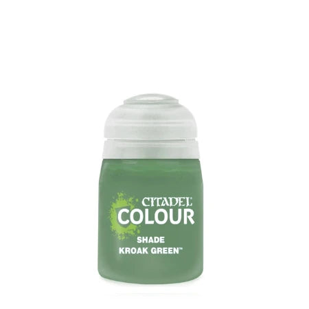 Kroak Green 18ml Citadel Shade - intensywny zielony odcień farby akrylowej do cieniowania figurek Warhammer - Games Workshop
