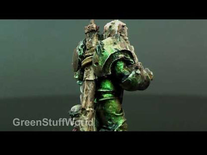 Green Stuff World Colorshift Metal Chameleon Paints Tutorial 5 - Painting by Brush adding inks and highlights - technika malowania pędzlem farbami kameleon Colorshift Metal - Green Stuff World
