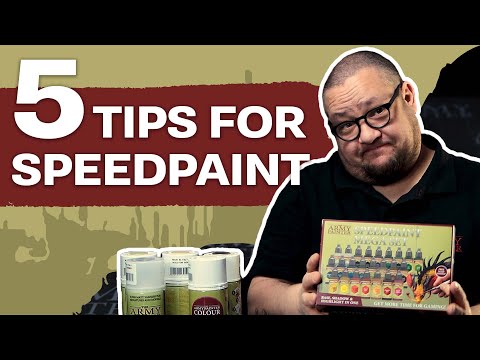 Okładka filmu "Speedpaint | 5 Best Practices" – poradnik najlepszych praktyk malowania farbami Speedpaint
