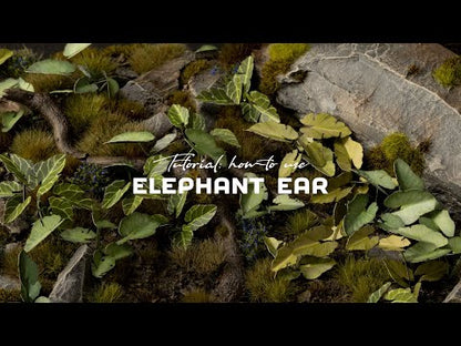 Elephant Ear Laser Plants Gamers Grass - tutorial jak używać ucha słonia do podstawek miniatur - Gamers Grass