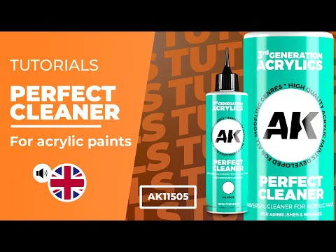 Tutorial Perfect Cleaner do Farb Akrylowych - 3Gen Perfect Cleaner AK11505 - AK Interactive
