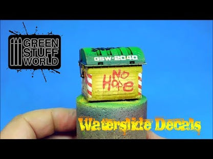 Green Stuff World Waterslide Decals Tutorial - jak nakładać kalkomanie wodne na figurki i modele scale krok po kroku - Green Stuff World
