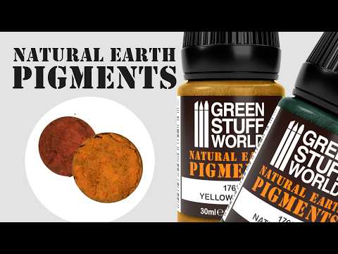 Green Stuff World Natural Earth Pigments – film instruktażowy – techniki weatheringu pigmentami ziemnymi na figurkach i dioramach
