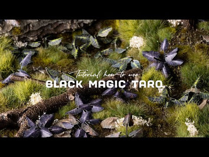 Black Magic Taro Laser Plants Gamers Grass - tutorial jak używać kolokazji jadalnej do podstawek miniatur - Gamers Grass