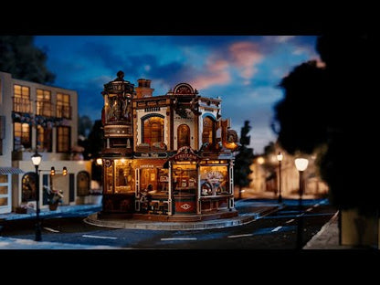 Fabryka Kawy Dream Coffee Factory - Puzzle 3D z Pozytywką DIY