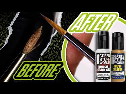 Green Stuff World Brush Soap – How to Clean and Restore Your Paint Brushes – tutorial wideo

