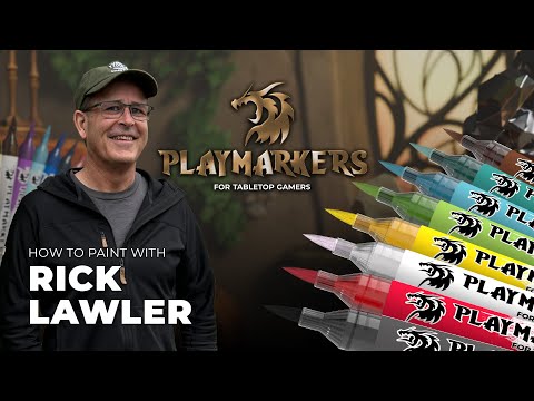 Tutorial Playmarkers AK Interactive - najszybszy sposób na malowanie figurek markerami akrylowymi
