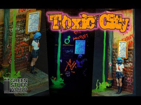 UV Resin Lime Fluor 30ml Green Stuff World – okładka filmu Creative: Toxic City
