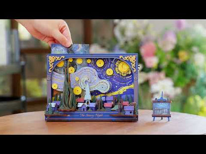 Gwiaździsta Noc The Starry Night - Puzzle 3D Obraz DIY