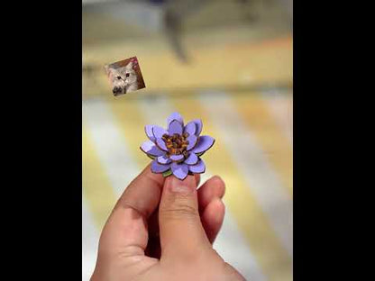 Lilie Wodne Glittering Water Lily - Puzzle 3D Obraz DIY
