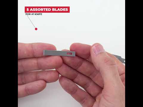 5 Assorted Blades for Knife No.1 - wymiana ostrza w nożu modelarskim Vallejo | Vallejo
