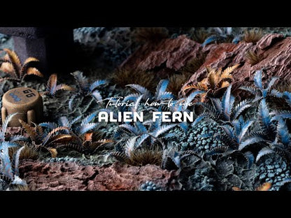 Alien Fern Laser Plants Gamers Grass - tutorial jak używać kosmicznej paproci do podstawek miniatur - Gamers Grass
