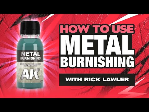 Jak używać Metal Burnishing Fluid AK159 - tutorial patynowania metalowych gąsienic - AK Interactive
