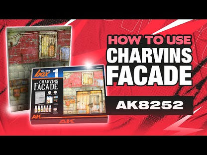 All in One Set Box 1 Charvin's Facade – okładka tutorialu wideo Step by Step Rubén González | AK Interactive AK8252
