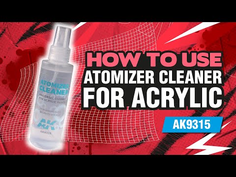 Jak używać Atomizer Cleaner AK9315 do Farb Akrylowych - tutorial AK Interactive
