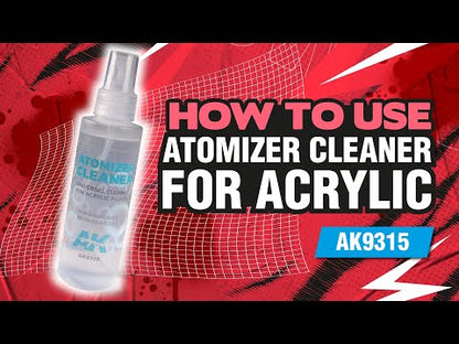 Jak używać Atomizer Cleaner AK9315 do Farb Akrylowych - tutorial AK Interactive
