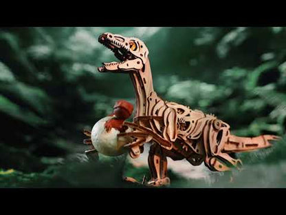Velociraptor - Mechaniczne Puzzle 3D DIY