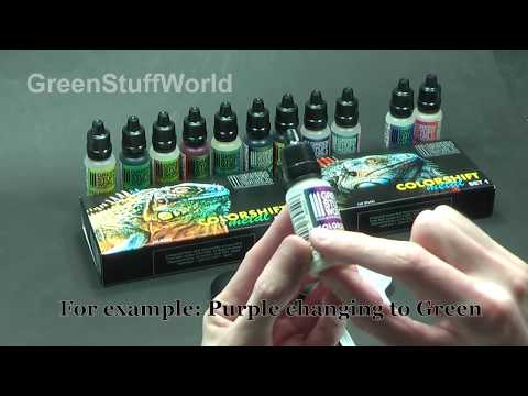 Green Stuff World Colorshift Metal Chameleon Paints Tutorial 2 - Base Coats - instrukcja przygotowania czarnego podkładu pod farby kameleon Colorshift Metal - Green Stuff World
