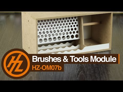 New Brushes and Tools Module OM07b – moduł organizera na pędzle i narzędzia modelarskie – Green Stuff World
