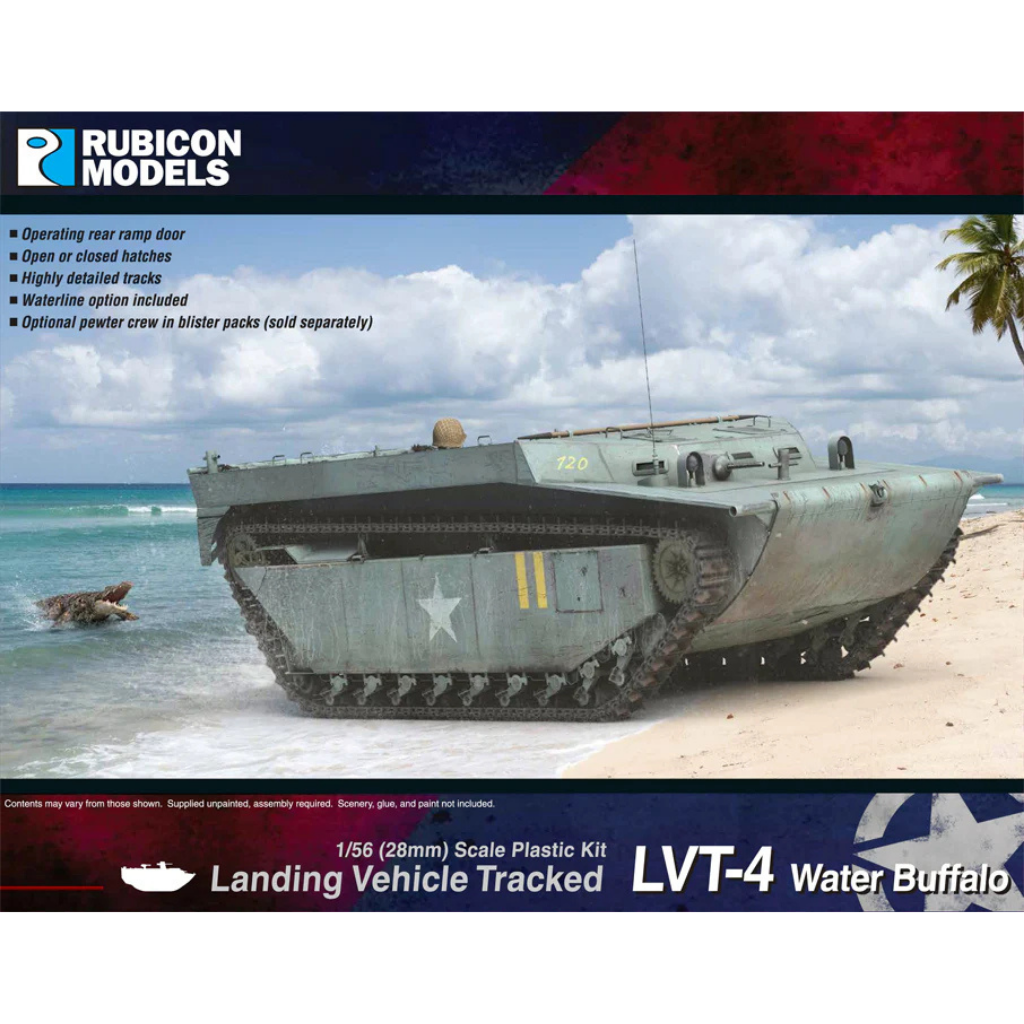 Rubicon Models LVT-4 Water Buffalo – pudełko zestawu 1/56 28mm Bolt Action