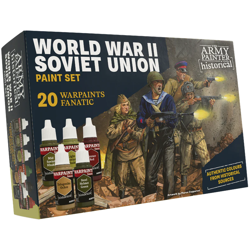 WWII Soviet Union Combo WP8112 – zestaw 20 farb Warpaints Fanatic | The Army Painter
