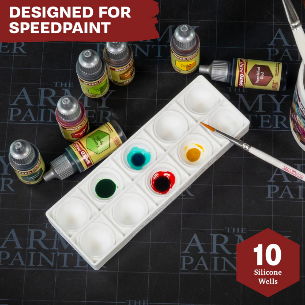 The Army Painter Speed Palette TL5064P – silikonowa paleta z 10 studzienkami, widok opakowania