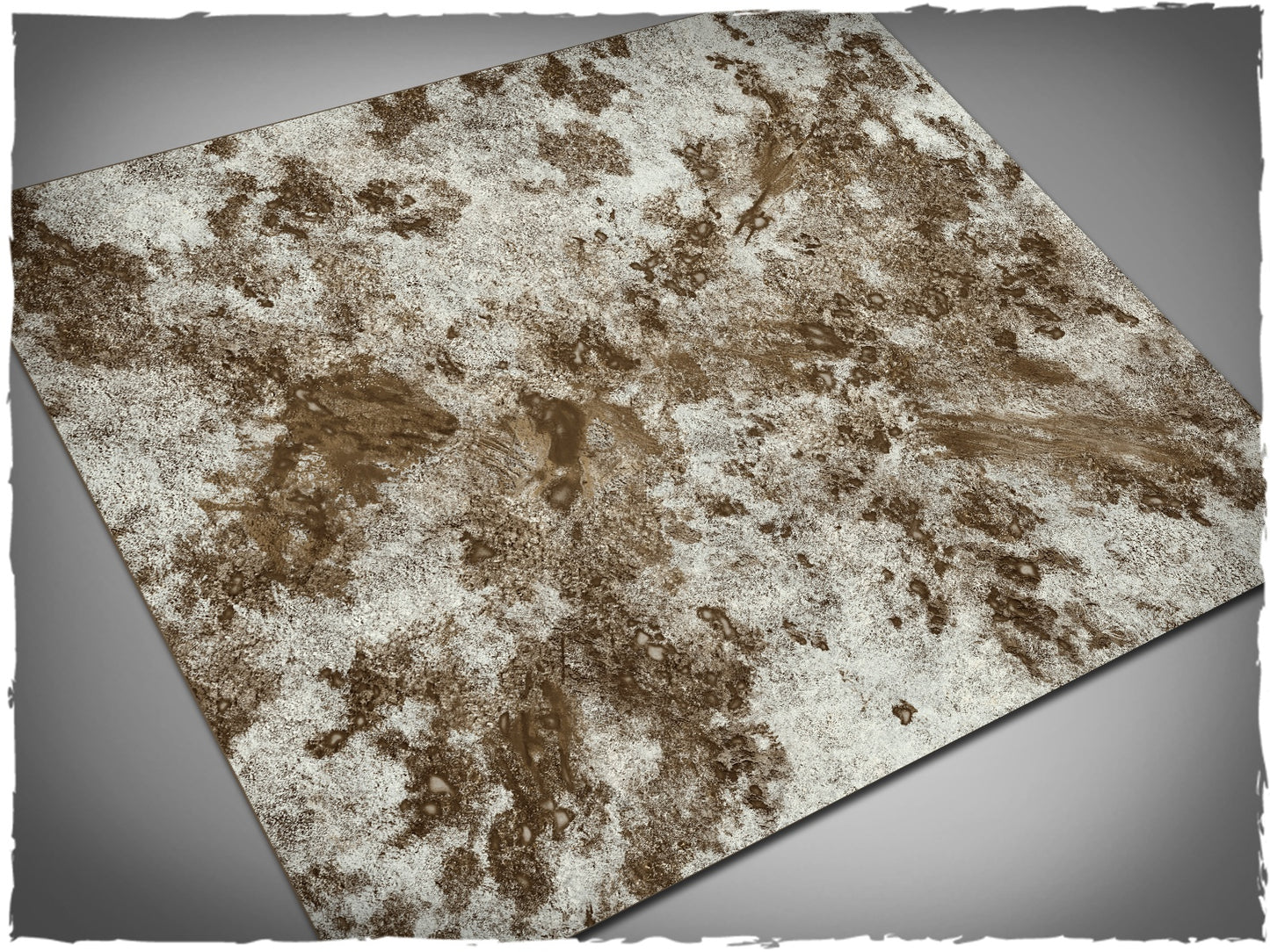 Stalingrad – Mata do gry 6x4 stopy Mousepad Deep-Cut Studio – zimowy teren śnieg błoto do Bolt Action Flames of War
